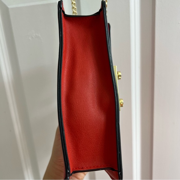 BCBGeneration Fiery red orange crossbody bag - Picture 10 of 16